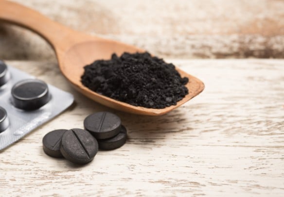 Charcoal for stomach pain