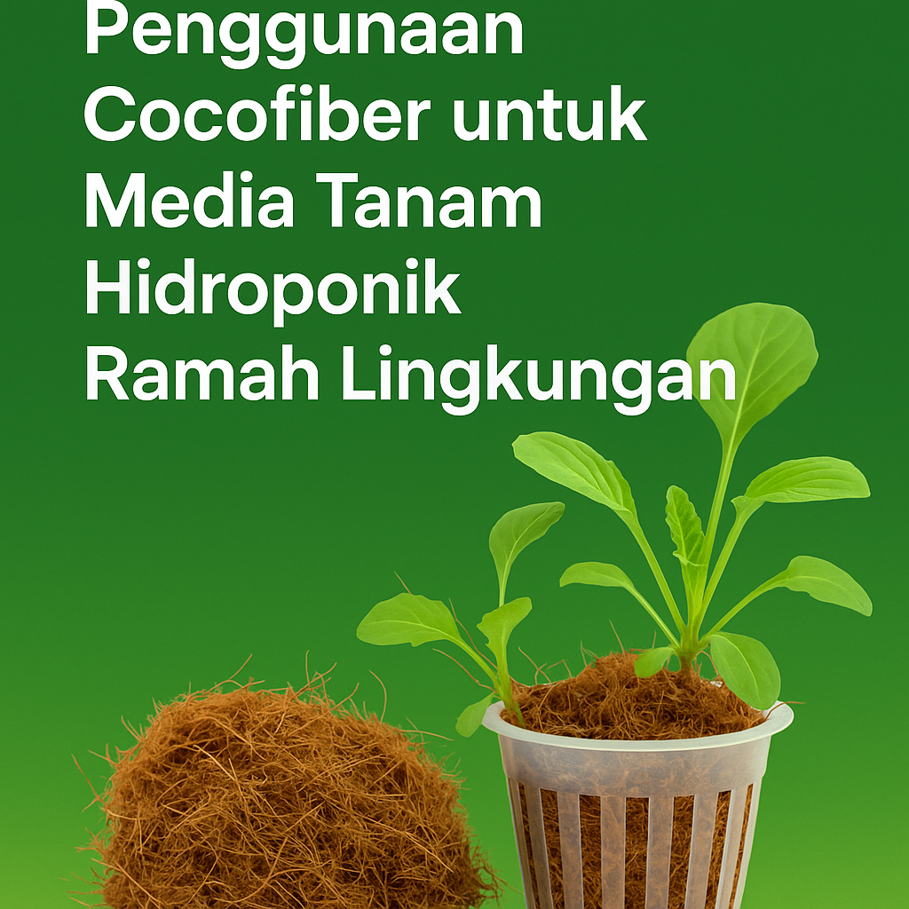 Penggunaan Cocofiber untuk Media Tanam Hidroponik Ramah Lingkungan