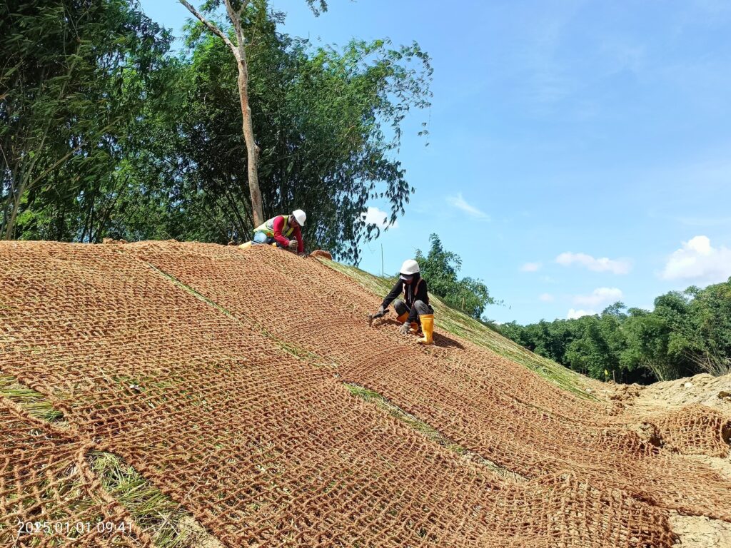 cocomesh pelindung tanah alami