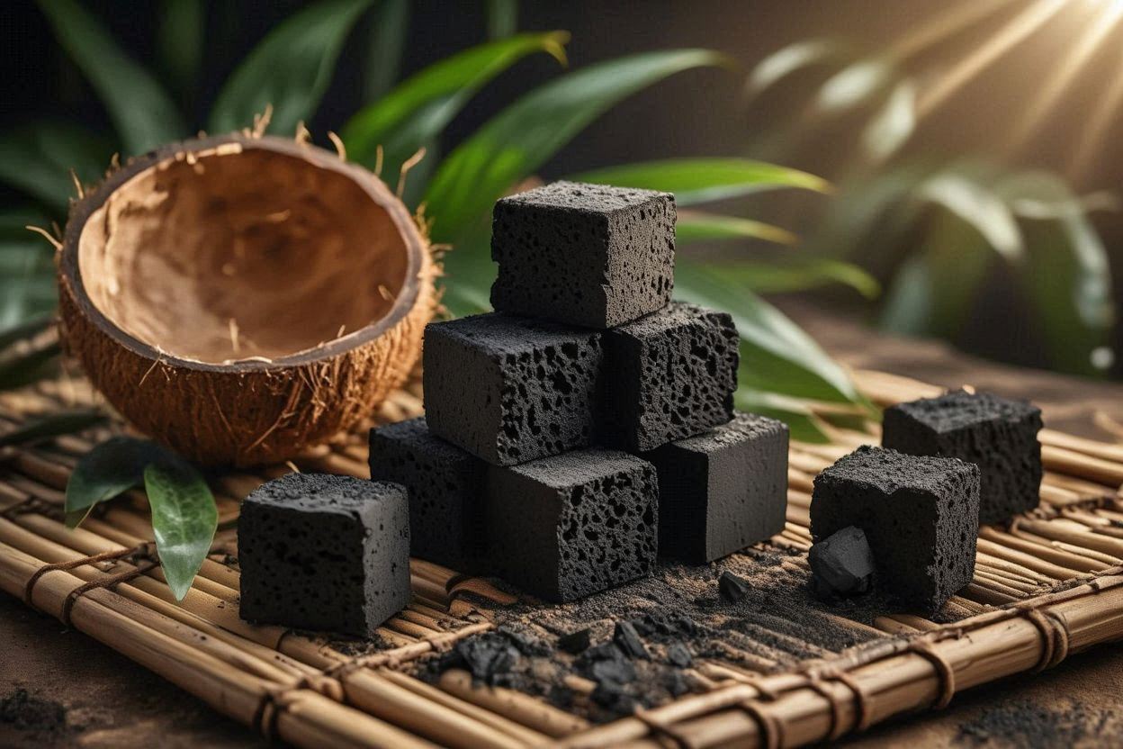Sustainable Premium Coconut Charcoal Cubes