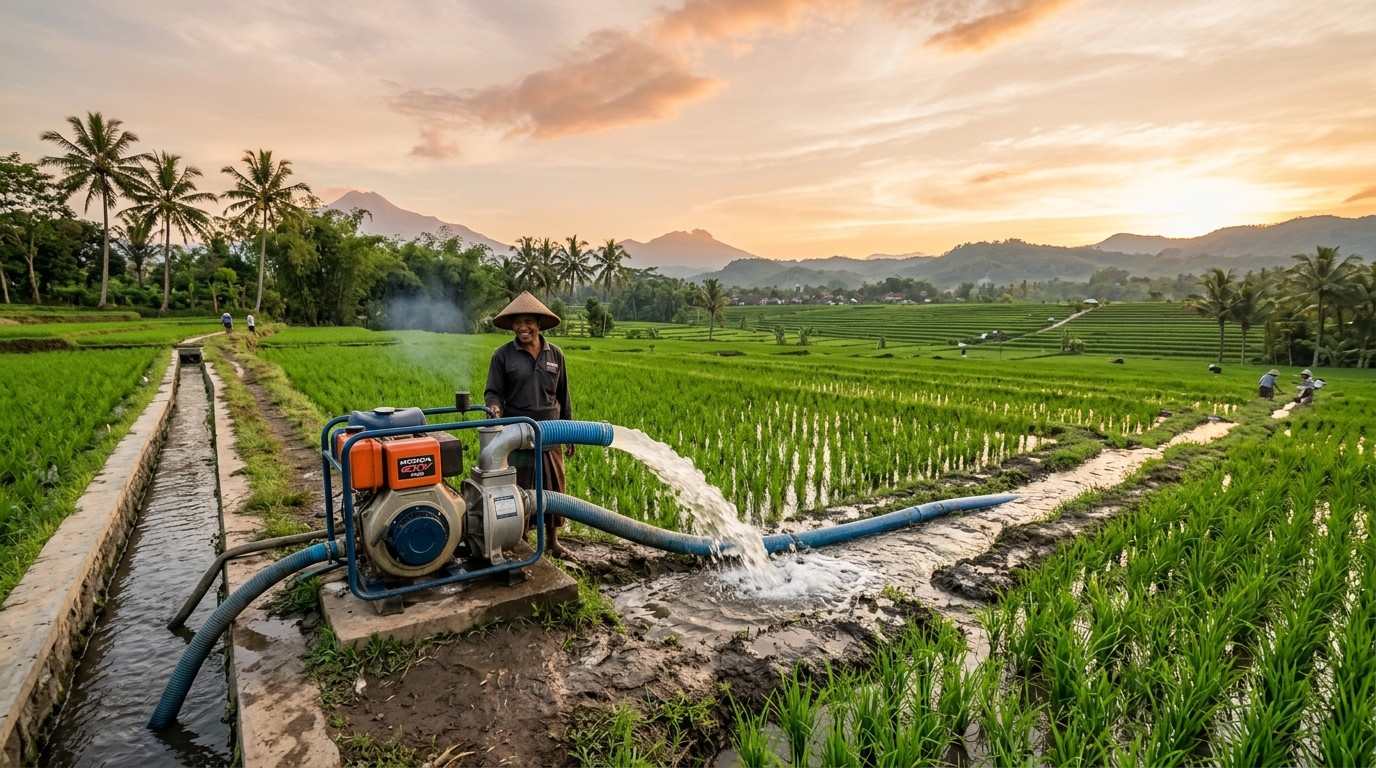 tanda pompa air irigasi perlu diperiksa